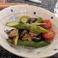 pajamamin's cooksnap of when they made ★簡単★アスパラとなすのマリネ♪.