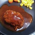 にゃぎぃ07's cooksnap of when they made 夫が愛する♡懐かしの煮込みハンバーグ.