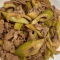 クックFFCAB1☆'s cooksnap of when they made 簡単♪母の味！たけのこと豚肉の煮物.