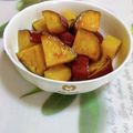 KBBキッチン☆'s cooksnap of when they made メープルシロップの揚げない大学芋.
