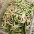 saki1010's cooksnap of when they made 夏にぴったり 簡単 鶏皮と胡瓜の酢のもの.