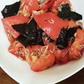 クックM96XDX☆'s cooksnap of when they made ■トマトとじゃこの韓国のりナムル■.