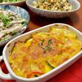 Superlittleboo's cooksnap of when they made ズッキーニ、エリンギ、パプリカチーズ焼き.