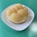 クックあさみちゃん's cooksnap of when they made 無駄なし桃缶1缶チーズケーキ.