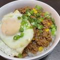 クック１４sato☆'s cooksnap of when they made ガパオライス風☆甘辛ひき肉丼.