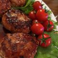 みどりのみかん's cooksnap of when they made ヘルシー♪えのき入り☆鶏つくねハンバーグ.