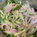ちゃこ1978's cooksnap of when they made ☺️簡単♪もやしと胡瓜とハムの和え物☺️.
