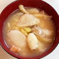 lazy8's cooksnap of when they made 里芋とセロリと塩豚のたいたん.