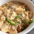 福音まま's cooksnap of when they made 麻婆豆腐丼(あまり辛くない♪).