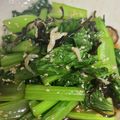 桃色うさこ's cooksnap of when they made 無限小松菜しらす☆あと1品☆簡単★お弁当.