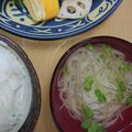 2児ママみきてぃ's cooksnap of when they made 余ったそうめんでお吸い物(*´∇｀*).
