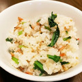 LisaBonder's cooksnap of when they made 小松菜と桜えびのまぜご飯.