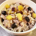 えんジェル's cooksnap of when they made 簡単さつまいも黒豆ご飯♪失敗しない炊飯器.