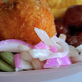 チョコママ★'s cooksnap of when they made 大根とかまぼこのわさマヨサラダ.