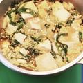 神風＊'s cooksnap of when they made ニラ豆腐の卵とじ.