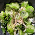 クック45Z401☆'s cooksnap of when they made 余ったガリで♪きゅうり・ワカメゆかり和え.
