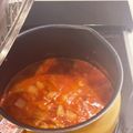 神無町's cooksnap of when they made トマトジュースdeミネストローネ.