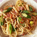 ♪ゆかたん♡'s cooksnap of when they made ベーコンと山芋の和風パスタとろろ仕立て.