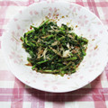 papepo☆'s cooksnap of when they made 簡単！春菊の鰹節と辛子和え物.