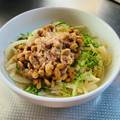 azbjbn's cooksnap of when they made ポン酢さわやか新玉ねぎと納豆の和風サラダ.