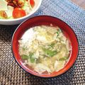 もふもふクロさん's cooksnap of when they made ☆簡単☆ふわふわニラ玉スープ.