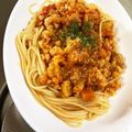 猫田課長's cooksnap of when they made 超簡単絶品トマト缶で野菜沢山ミートソース.