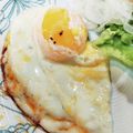 Yumiばあば's cooksnap of when they made ラー油で目玉焼き☝絶品旨辛目玉焼きレシピ.