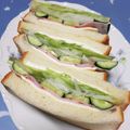 ジョングレ's cooksnap of when they made 水切りヨーグルトでクリームチーズ風サンド.
