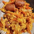 学生寮住み's cooksnap of when they made ウインナーと卵のナポリタン炒め.