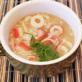 あーこ姐's cooksnap of when they made ちくわカニカマえのきのお味噌汁.