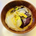 azbjbn's cooksnap of when they made 茄子の味噌汁.
