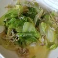 ヨシヨッシー's cooksnap of when they made 炒め白菜のおひたし.