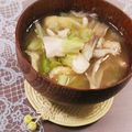 クックHG9V8Y☆'s cooksnap of when they made 舞茸風味一杯！舞茸とキャベツの味噌汁.