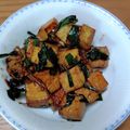 みぃくんのママ's cooksnap of when they made 厚揚げ、しめじ、ニラのピリ辛炒め.