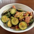 クックD6KVC7☆'s cooksnap of when they made ズッキーニとベーコンの粉チーズ炒め.