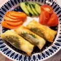 ☆ともよレシピ☆'s cooksnap of when they made ささみと大葉&チーズの揚げ春巻き♪.
