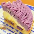 ゆんかあさん's cooksnap of when they made 紫芋のモンブランタルト.