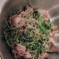 さかつん子's cooksnap of when they made 豚肉、もやし、豆苗の簡単レンジ蒸し.