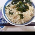 ぷっくりさん。's cooksnap of when they made なつかし〜♪給食のわかめごはん.
