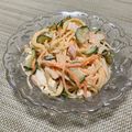 mogusun＊'s cooksnap of when they made 新玉ねぎたっぷりサラスパ【作り置き】.