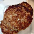 ラフロイグ31年's cooksnap of when they made 味付け不要！鯖味噌缶で☆お魚ハンバーグ.