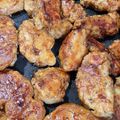 RIKOTORA's cooksnap of when they made えのき入り！鶏むね肉つくねの中華照り焼き.