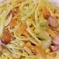 ちょろ37's cooksnap of when they made 幼児とランチ☆お鍋一つでクリームパスタ.