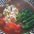 リンリン☆☆☆'s cooksnap of when they made 袋麺にトマト(○゜ε゜○).