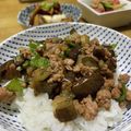 ゆいランラン's cooksnap of when they made 豚ひき肉・なす・ピーマンの中華炒め.