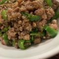 MULA's cooksnap of when they made ピーマンとひき肉炒め 超簡単な青椒肉絲.