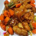 のしぴ〜's cooksnap of when they made 甘酢あんがウマすぎ！大豆ミートで酢豚風.