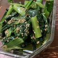 MULA's cooksnap of when they made 材料は小松菜のみ！簡単で激うまナムル♪.
