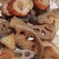 ヨシヨッシー's cooksnap of when they made レンコンちくわのバター醤油炒め.