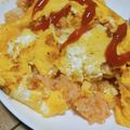 まーく71's cooksnap of when they made 簡単オムライス.